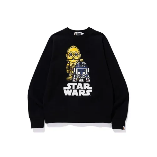 A BATHING APE Свитшот Мужской Черный