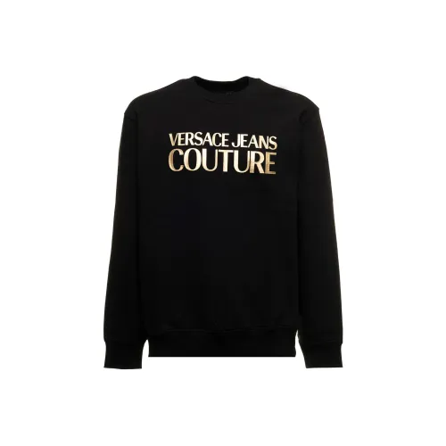 VERSACE JEANS COUTURE Черные Мужские Свитшоты