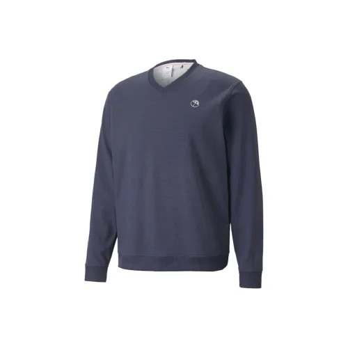 PUMA x ARNOLD PALMER CLOUDSPUN Коллаборация Толстовка Мужской Морской Синий