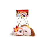 Апельсин Лев + Коричневый/Белый Щенок [Магнитный]