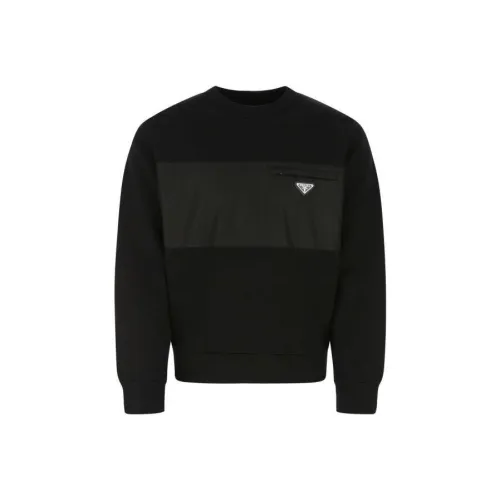 PRADA FW22 Толстовка Мужской Черный