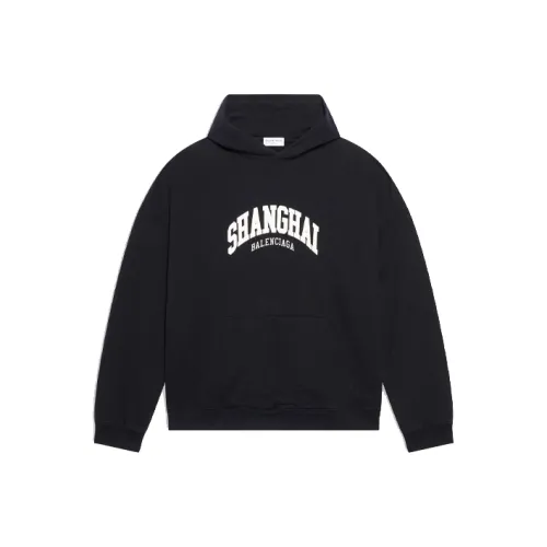Balenciaga City Collection SS22 Свитшот Свободный крой Мужской Черный