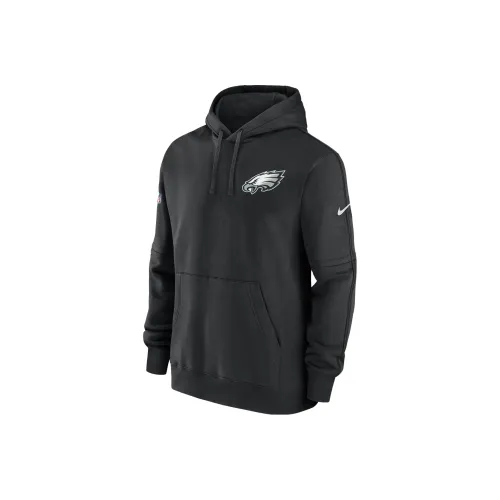 Nike x NFL Philadelphia Eagles Sideline Club Свитшот Мужской Черный
