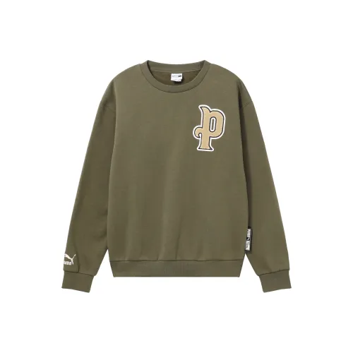 PUMA Sports Life Collection Зеленый Мужской Свитшот