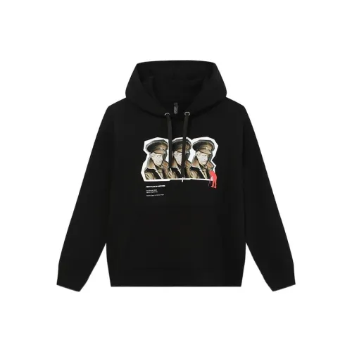 Neil Barrett совместный бренд Черные мужские свитшоты