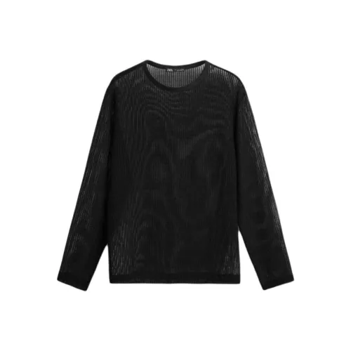 ZARA Мужские черные T-рубашки