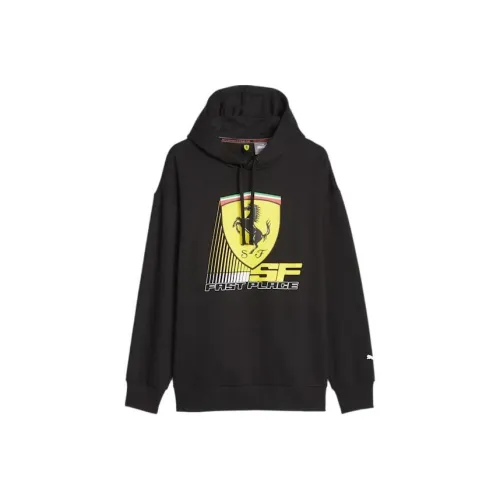 PUMA Scuderia Ferrari Race CBS Толстовка Мужская Черная
