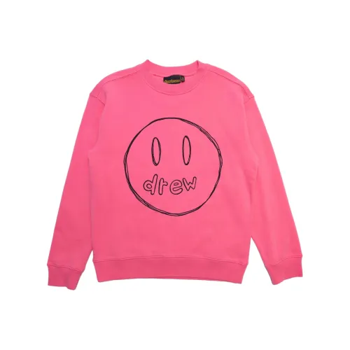 Drew House Smiley Collection Свитшот Унисекс Теплый Розовый