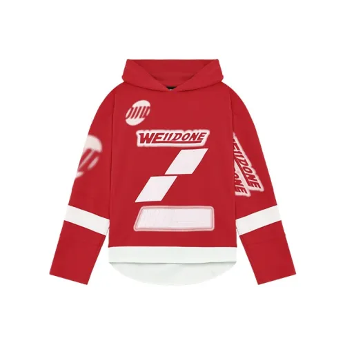 WE11DONE Красный Унисекс Толстовки