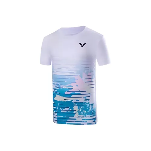 Victor Champion Series Competition Series T-Shirt Unisex Отбеленный