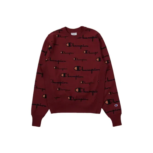 Champion Свитшот Унисекс Вишнево-Красный