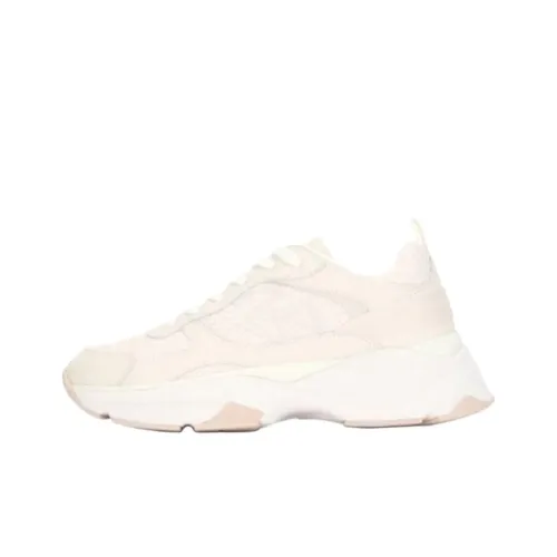 Stuart Weitzman SW Trainer Low Топ Повседневная обувь Женская Молочно-белая