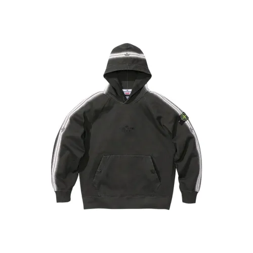 Supreme SS22 STONE ISLAND Коллаборация Коллекция Свитшот Унисекс