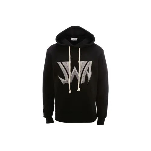 JW Anderson Черные Мужские Свитшоты