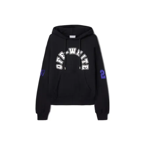 OFF Белый FW23 Свитшот Регулярный крой Унисекс Черный