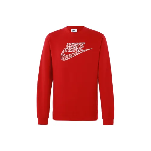 Nike Red Men's Hoodies Найк Красный Мужские Толстовки