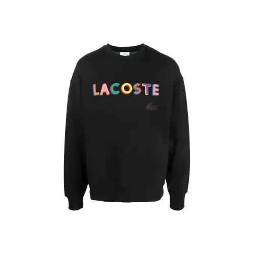 LACOSTE Черный Унисекс Свитшоты