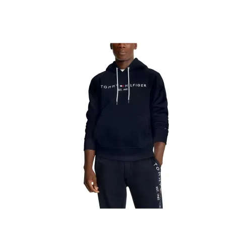 Tommy Hilfiger Вышитый Tommy Logo Свитшот Свитшот Мужской Синий