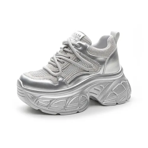 The Mystery Of Glamour визуально увеличивает рост Низкий топ Толстая подошва Кроссовки Женские