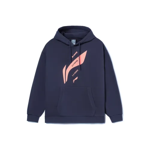 LINING Training Series Толстовка Унисекс Темно-фиолетовый Серый