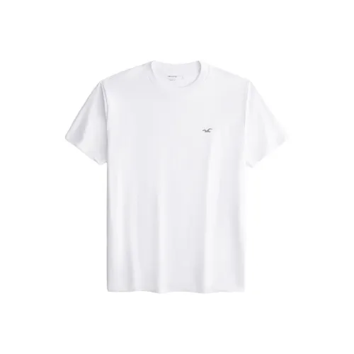 Hollister Белые Мужские T-рубашки