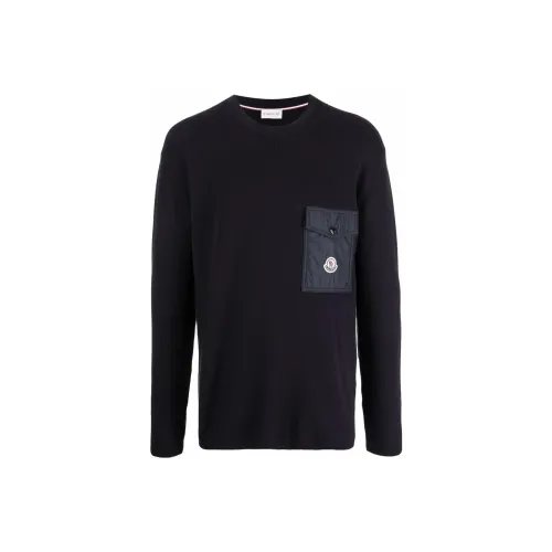 Moncler Свитшот Мужской Морской Синий