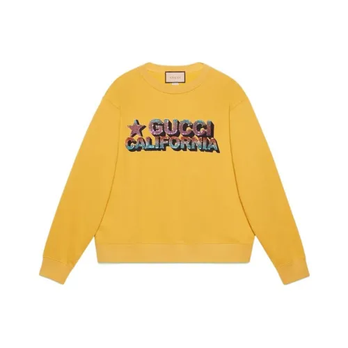 GUCCI Желтые Мужские Свитшоты