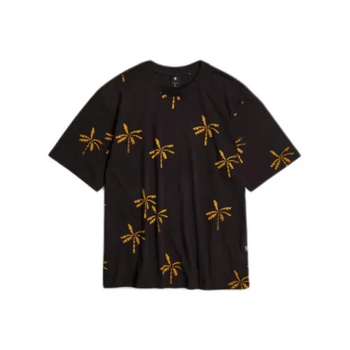 STAR RAW Черная мужская футболка