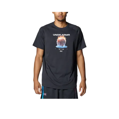 Under Armour TechFire And Ice T-Shirt Мужской Черный 001