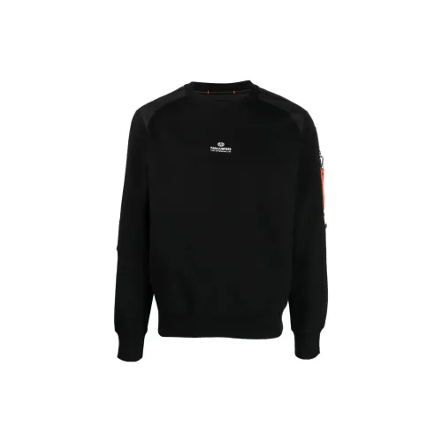 PARAJUMPERS Мужские черные свитшоты