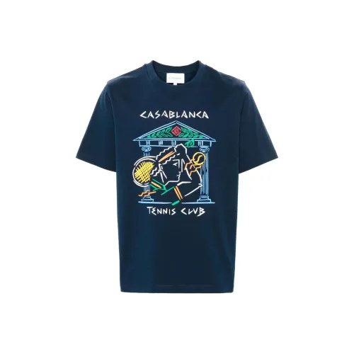 CASABLANCA T-рубашка мужская королевский синий
