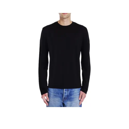 SAINT LAURENT T-рубашка мужская черная