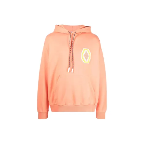 MARCELO BURLON Orange Мужские Свитшоты