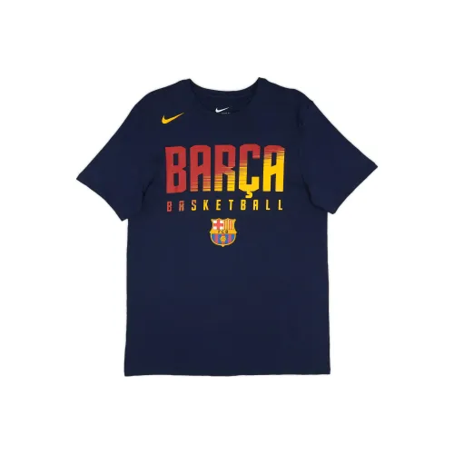 nike Barcelona T-Shirt Унисекс Морской Синий