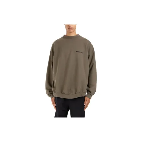 Balenciaga Свитшот Свободного кроя Мужской Коричневый