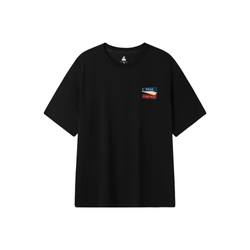 PEAK Черная унисекс футболка