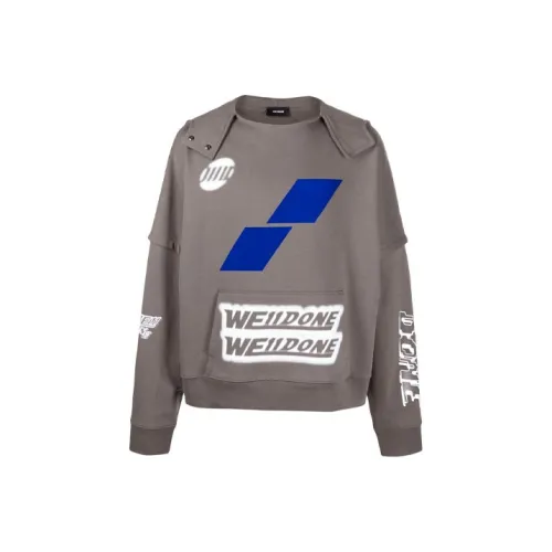 WE11DONE Свитшот Унисекс Серый