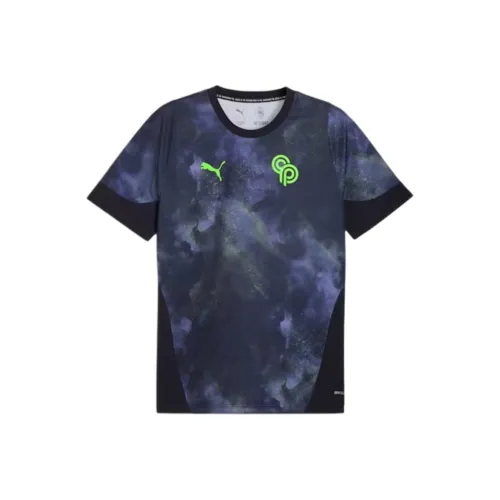 PUMA Blue Men's T-Shirts PUMA Синий Мужские Футболки