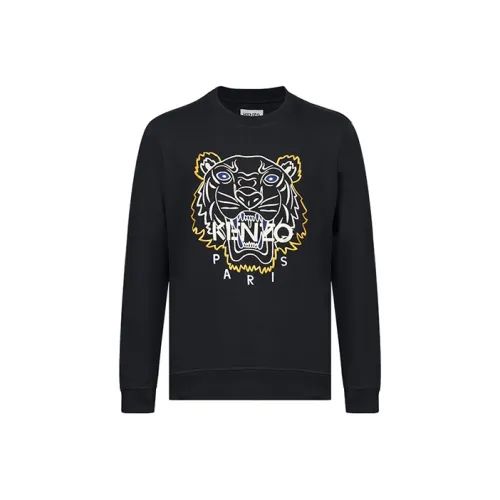 KENZO Classic Tiger Head Черный Мужской Свитшот