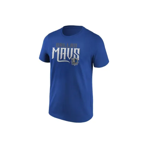 NBA Dallas Mavericks Fanatics T-Shirt Мужской Синий