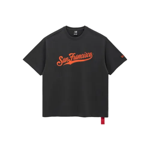 New Era Черная Унисекс Футболка