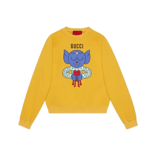 GUCCI Love Parade Толстовка Мужской Желтый