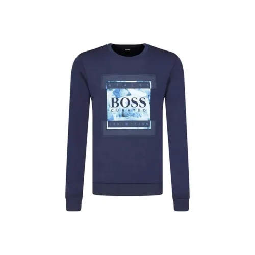 Hugo Boss Синий Мужской Свитшот