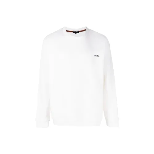 Ermenegildo Zegna Белый Мужской Свитшот