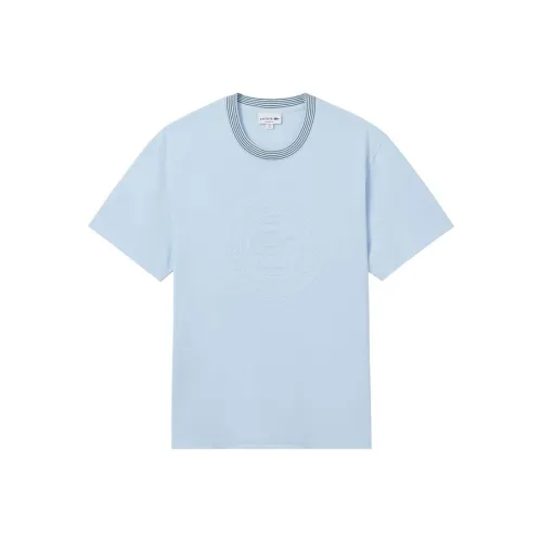 Рубашка LACOSTE Collaboration SS25 T Мужская Светло-Синяя