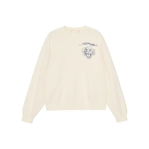 Ed Hardy Слоновая кость Унисекс Толстовки