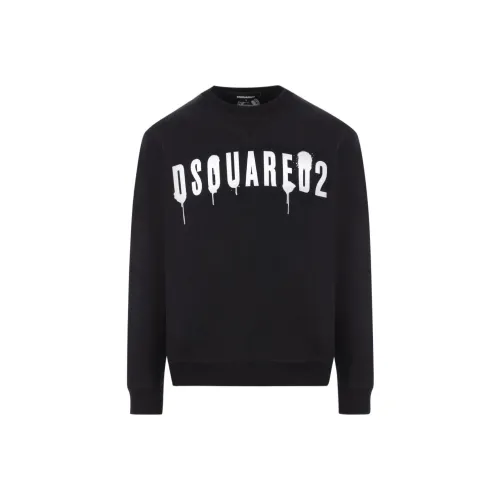 DSQUARED 2 Черные Мужские Свитшоты