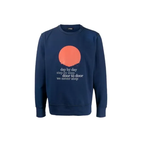 KITON Темно-синие мужские свитшоты