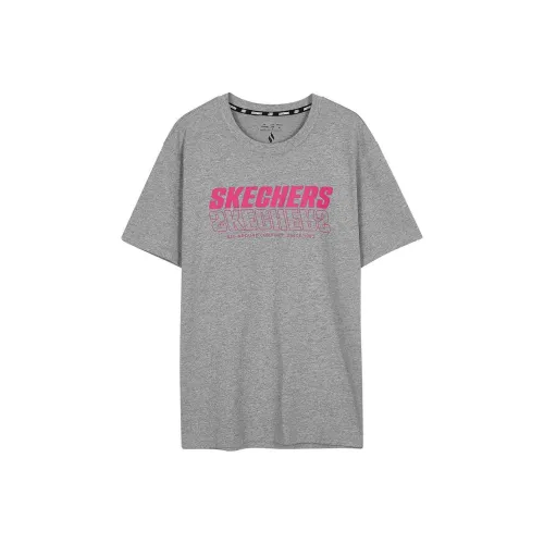 Skechers Sports Alliance Series T-Shirt Унисекс Средний Фотиния Серый