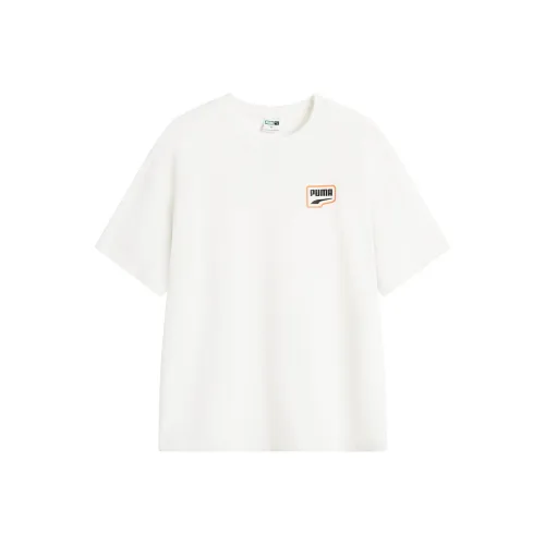 PUMA Downtown T-Shirt Унисекс Белый